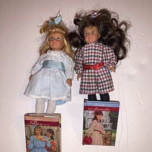 2 American Girl Dolls Minis Samantha & Nellie